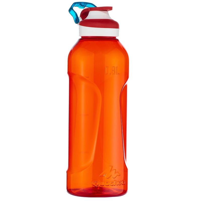QUECHUA Botol Air Plastik Tritan 0.8L Fast Opening Hiking Camping Trekking