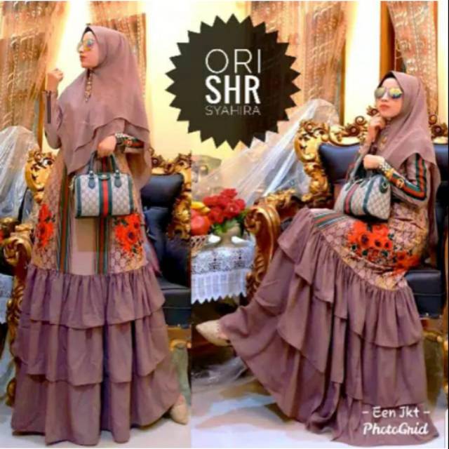SHR ORI SYARI SCUBA GUCCI (alg) / fashion musim / gamis