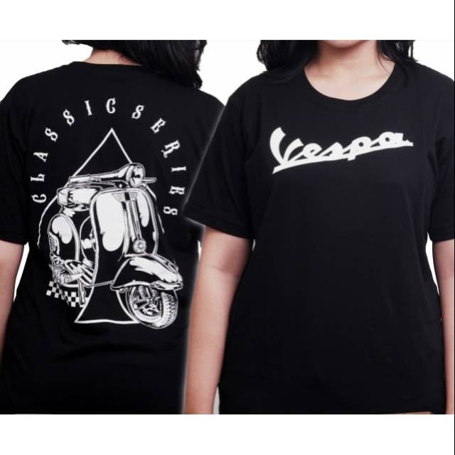 KAOS VESPA MURAH BISA COD T-SHIRT VESPA CLUB KAOS MOTOR VESPA BAJU VESPA KEREN AKSESORES BIKERS