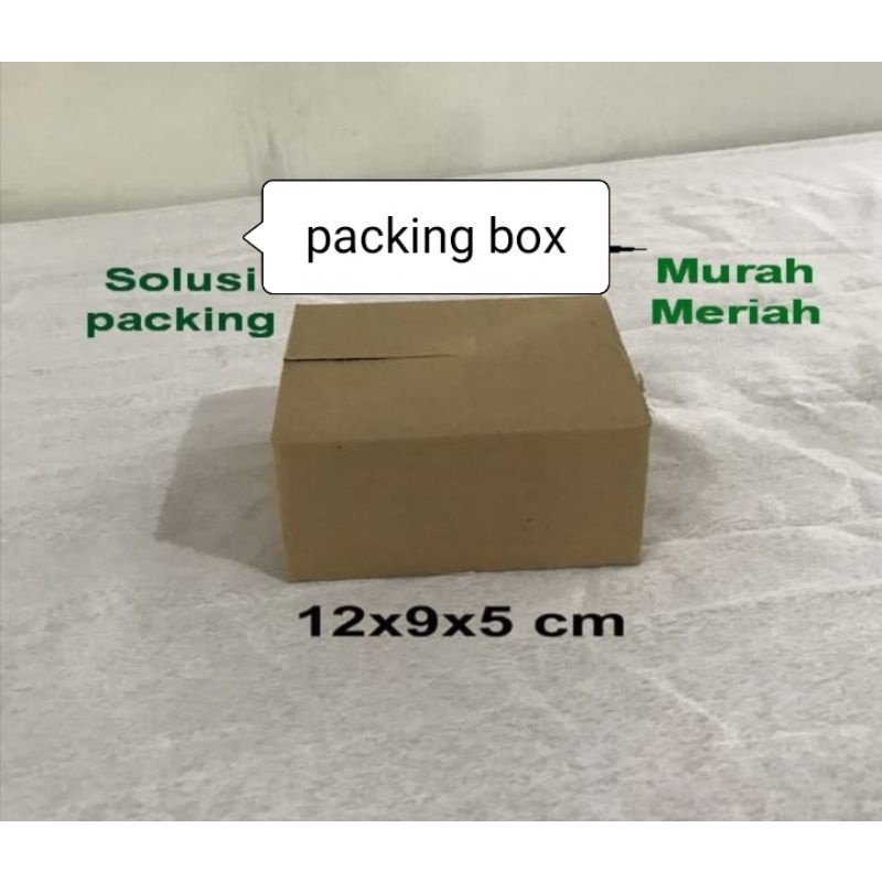 

karton/dus UK.12x9x5cm.single wall.luar polos dalem ada tulisan/gambar