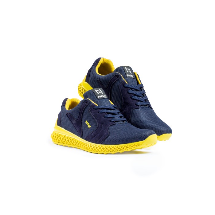 DK01 X NAZREAL Sepatu Sneakers Sporty Pria Navy Terbaru Dominic