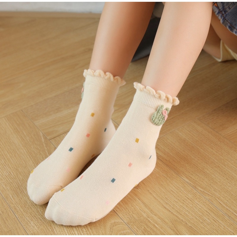 Kaos kaki anak perempuan anak cewek Rabbit Pita / Kids Socks