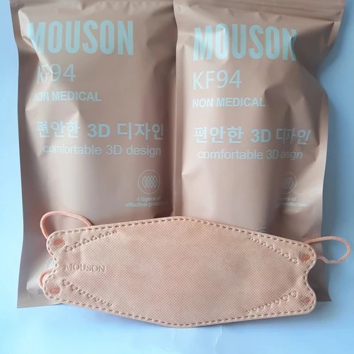 MASKER KF94 MOUSON EMBOSS EARLOOP KOREA 4PLY MASKER MOUSON 4D IMPORT KF 94