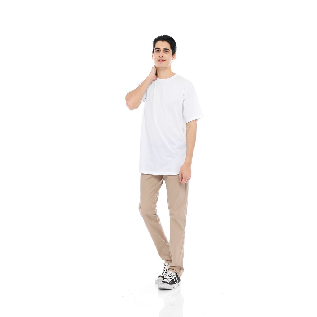 Dyllco T-Shirt Crewneck White - Kaos Polos Putih