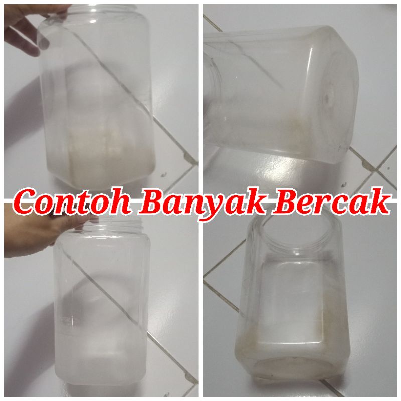 TOPLES IKAN CUPANG 2 LITER BEKAS TANPA TUTUP