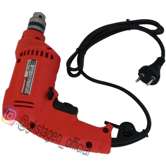 Mesin Bor Listrik / Bor Tangan / Electric Drill 10mm M 2100 E Modern