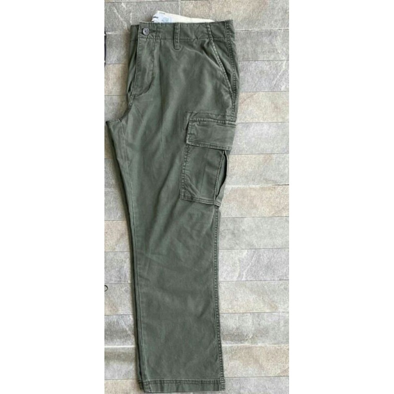 Celana Cargo Pants Old Navy Untuk Pria Straight Lived In Built In Flex Cargo Original Branded