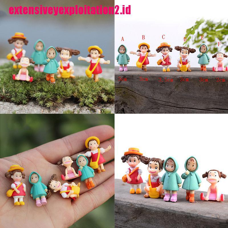 &lt; E2id &amp; &gt; Boneka Anak Perempuan Mini Untuk Dekorasi Taman Peri