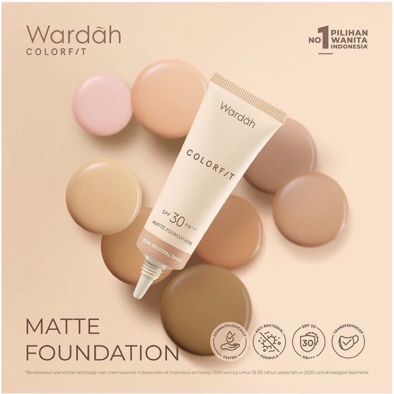 Wardah Colorfit Matte Foundation