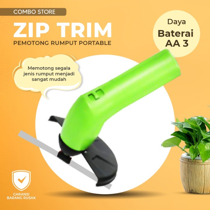 COD - PEMANGKAS RUMPUT PORTABEL ZIP TIES ZIPTRIM CORDLESS TRIMMER