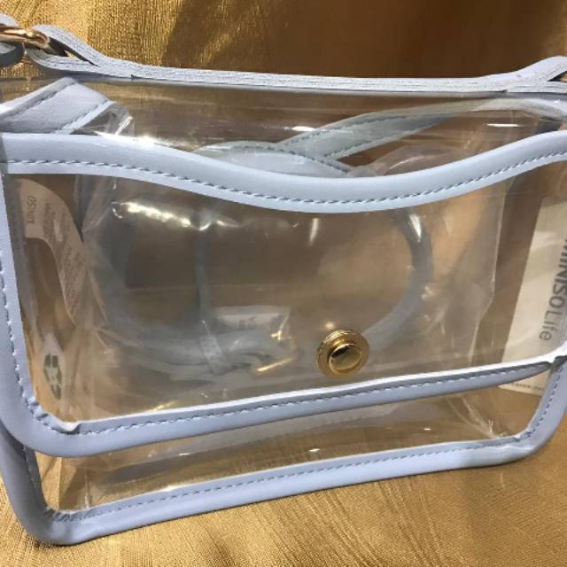 Sling bag transparant by miniso