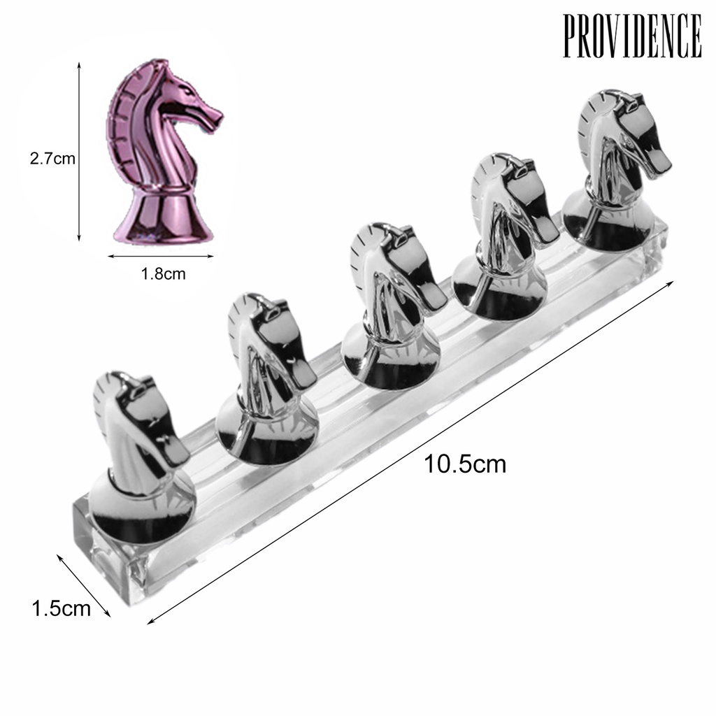 Providence Nail Display Holder Professional Artwork Practice Metal False Nail Tips Practice Training Display Stand for Manicure