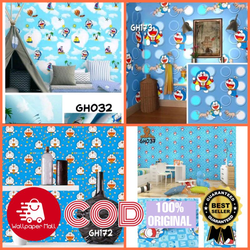 Jual Wallpaper Dinding Doraemon Walpaper Dinding Doraemon Stiker