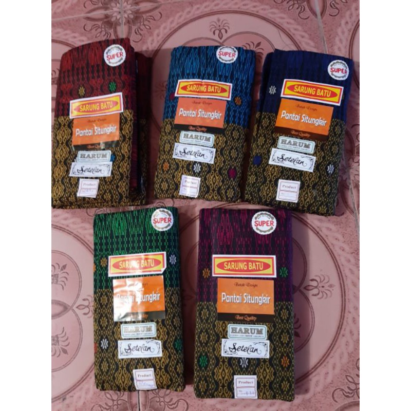 SETELAN SARUNG SELENDANG WANITA KATUN PRINTING SONGKET BATAK CANTIK Pakaian Etnik Bawahan Kebaya