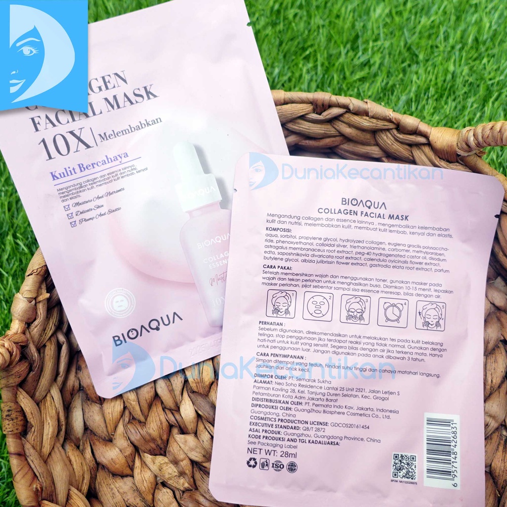 Bioaqua Essence 10X Facial Mask Sheet Mask Bio Aqua Serum Sheetmask