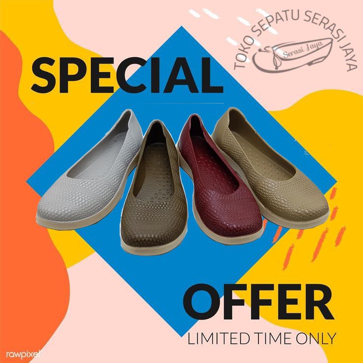 FLATSHOES WANITA LD9098 UK 36-40