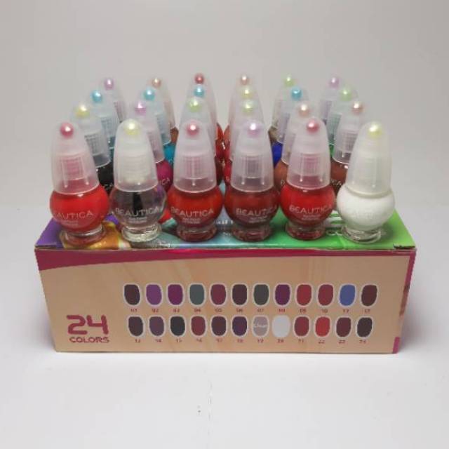 KUTEK BEAUTICA 24 WARNA BPOM SERI #1 HARGA 1BOX