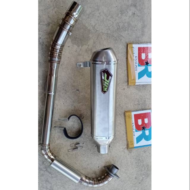 KNALPOT RACING JRM KAPSUL LEHER BUM SAMPING PNP MOTOR MEGAPRO TIGER TIGER REVO CB GL