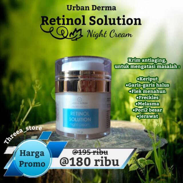 Retinol Night Cream by Urban Derma Rendy Rhandika
