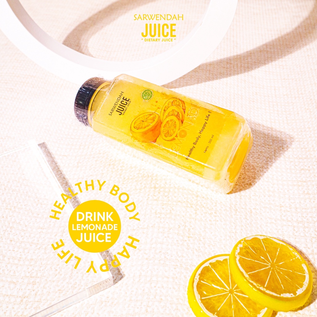 [ LEMONADE ] LEMON JUICE 250 ML BY SARWENDAHJUICE / LEMON ASLI