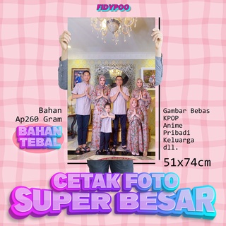 Jual CETAK FOTO BESAR // CETAK FOTO // FOTO SUPER BESAR // PAJANGAN
