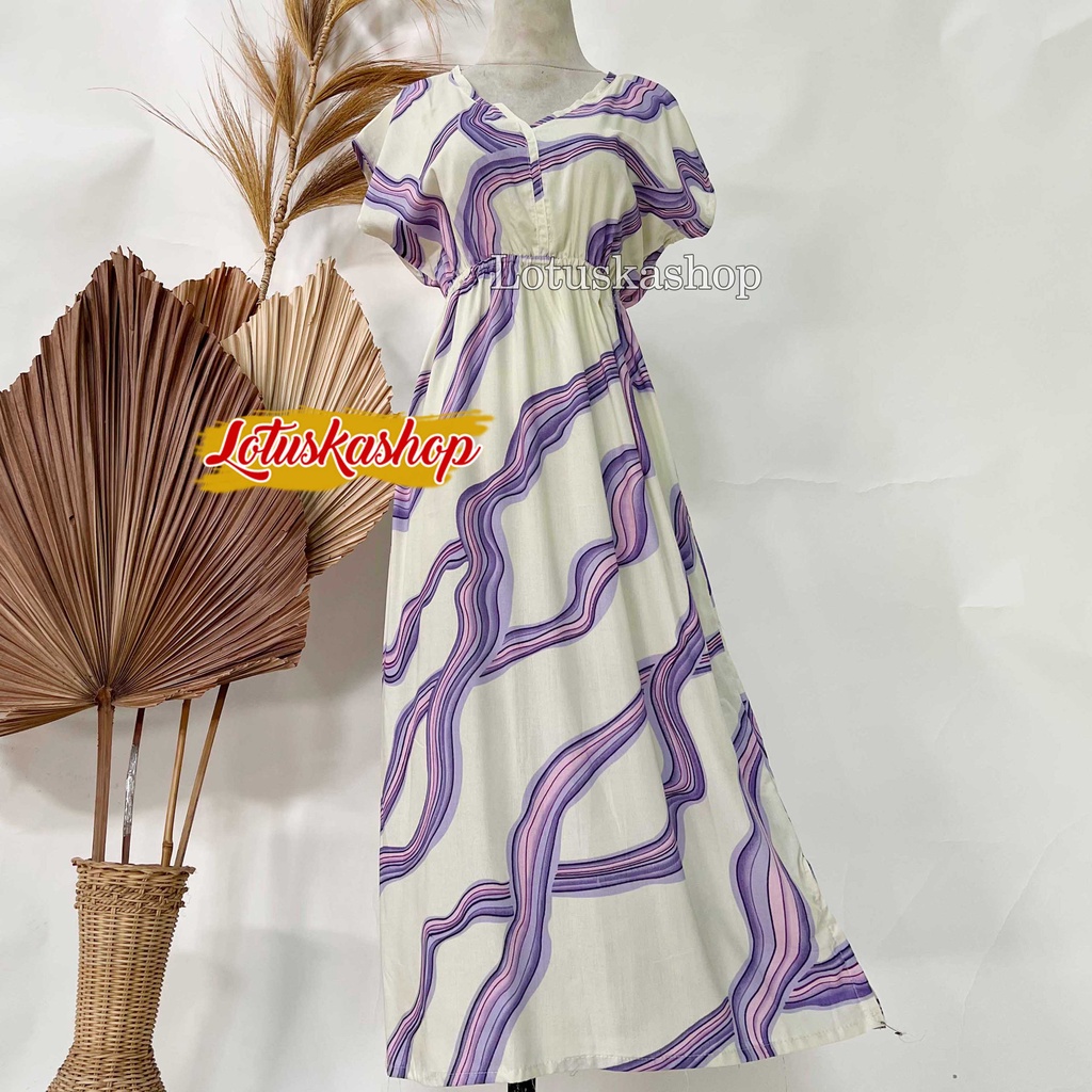 Dress Manohara Panjang Bali Vanesa-Vanesa Cream