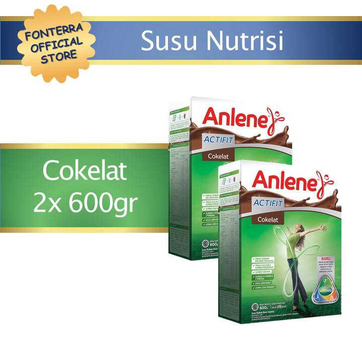 

Anlene Actifit Cokelat 600 gr - 2 pcs