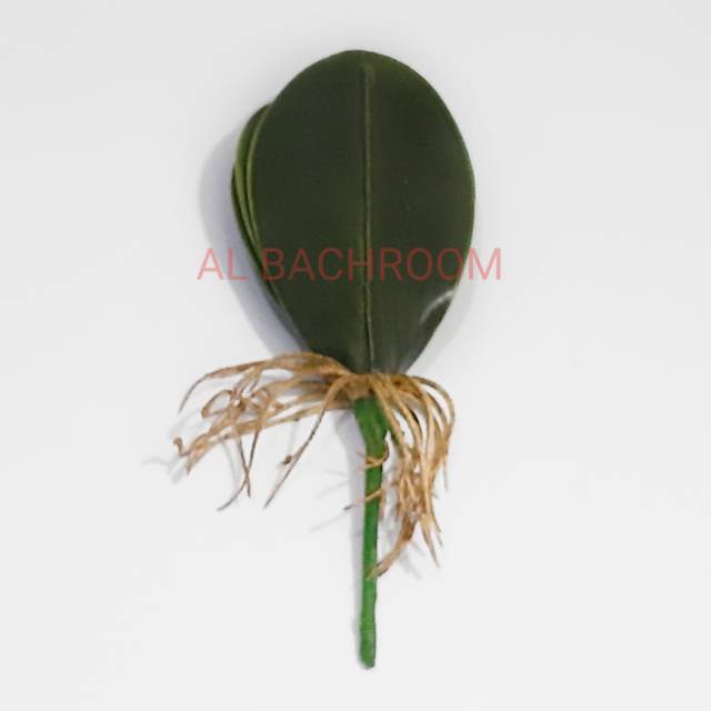 DAUN ANGGREK LATEX BESAR IMITASI BUATAN L9 B8015 DAUN ARTIFICIAL