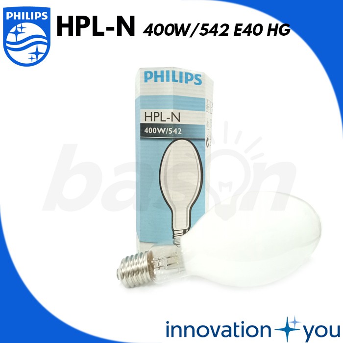 PHILIPS HPL-N 400W 542 E40 HG - Lampu Mercury