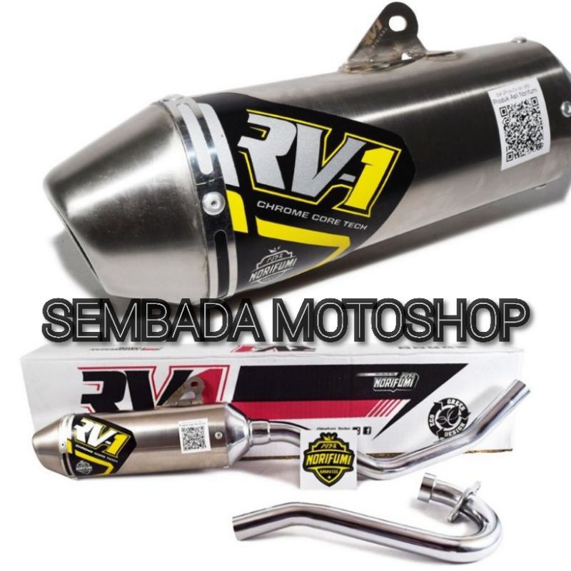 Knalpot norifumi RV1 N4 CRF 150L KLX 150 BF WR 155 KLX DTRACKER Knalpot RV 1 CRF KLX