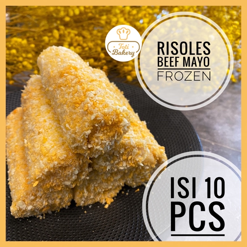 

Risoles Beef Mayo Frozen Isi 10 pcs