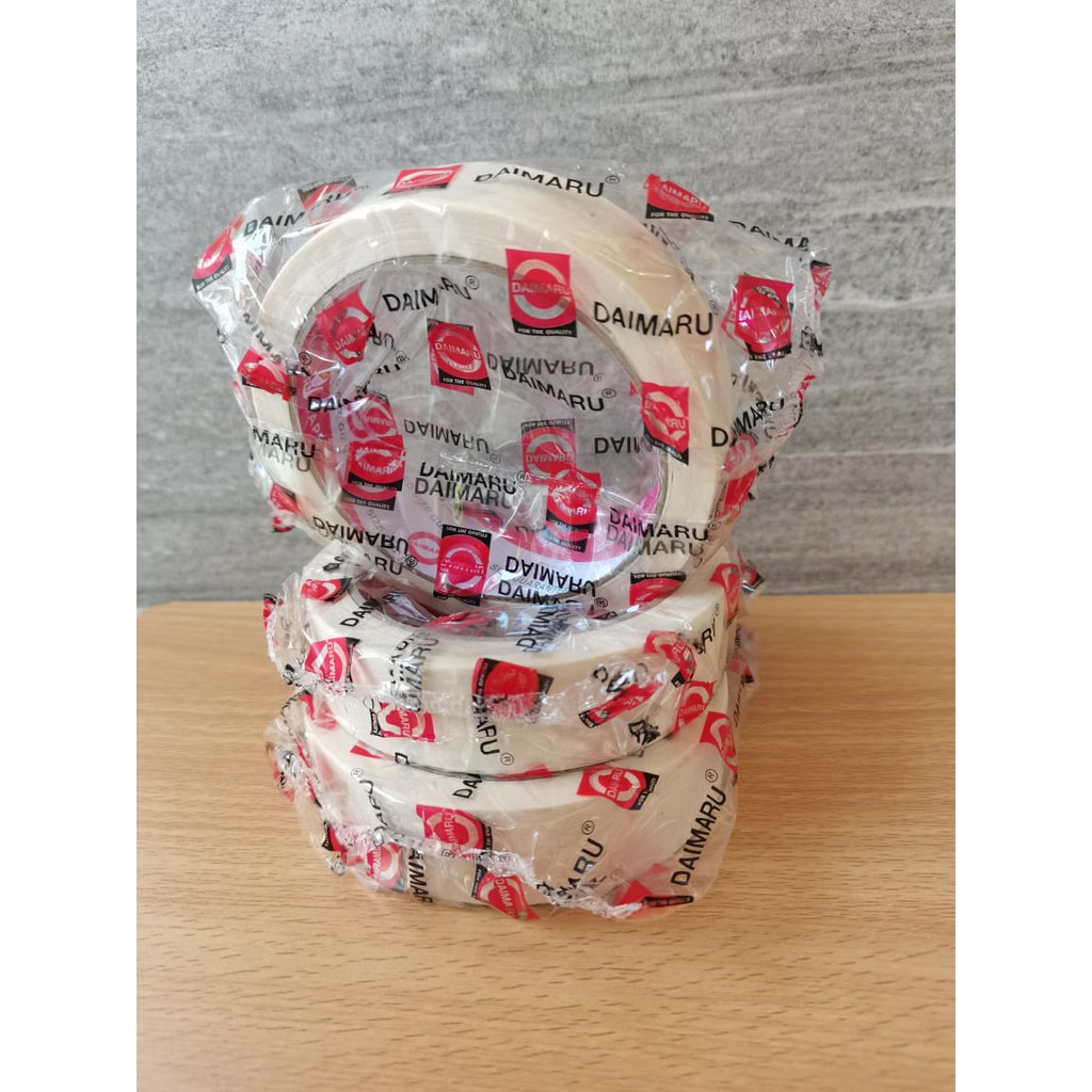 

Masking Tape DAIMARU 24mm / Lakban Kertas / Pita Perekat