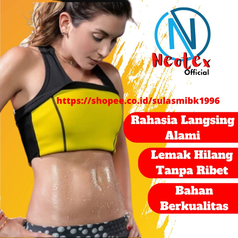 Korset Bakar Lemak Perut Cami Hot Shaper Neotex Original Korset Pengecil Perut Pembakar Lemak
