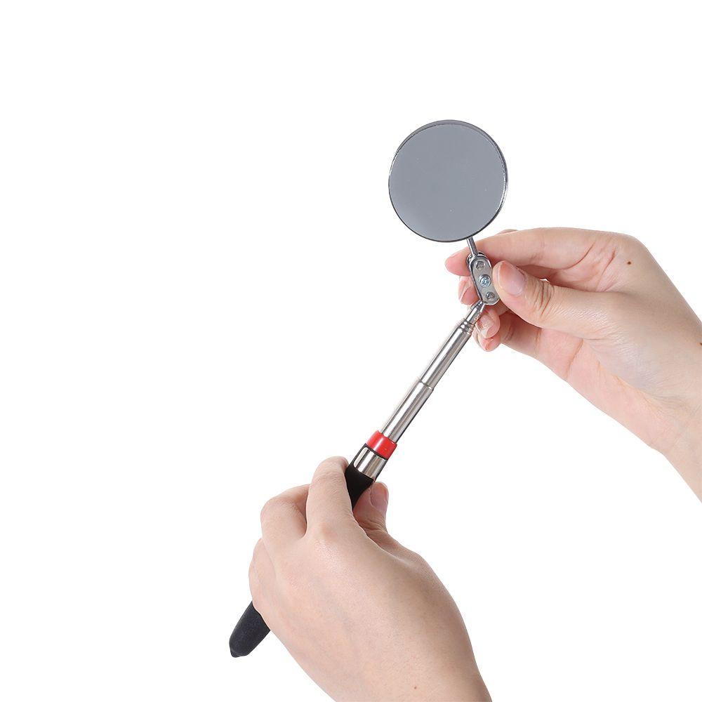 Pineapple Telescopic Inspection Portable Perbaikan Mekanik Mobil Cermin Bulat Car Tools360Ditarik