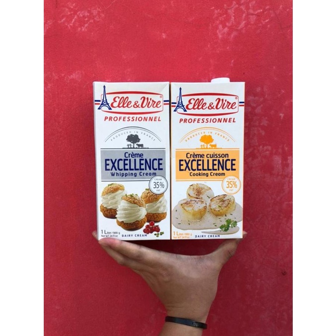 

(BISA COD) Cream Cooking | Whipping Cream - Elle & Vire 1L SPECIAL Kode 772