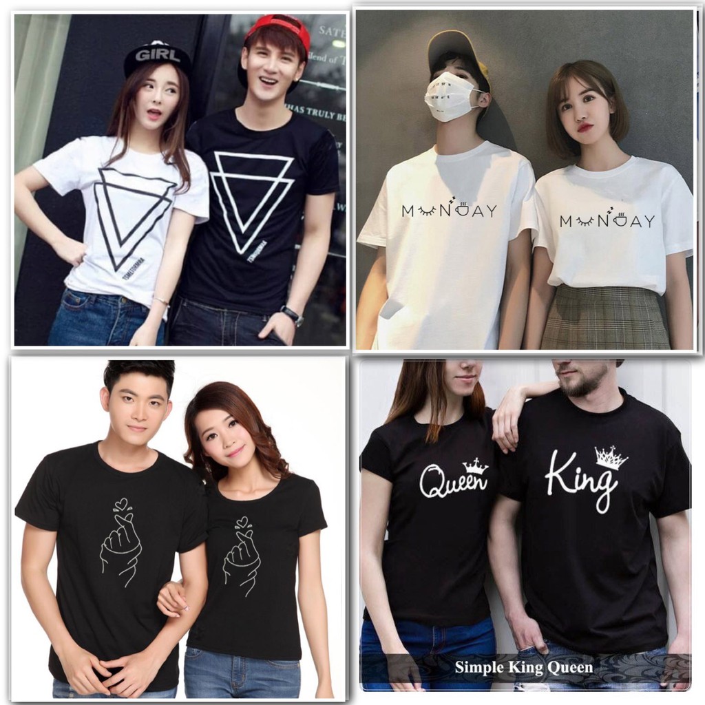 Baju Couple Warna Hitam Lengan Panjang