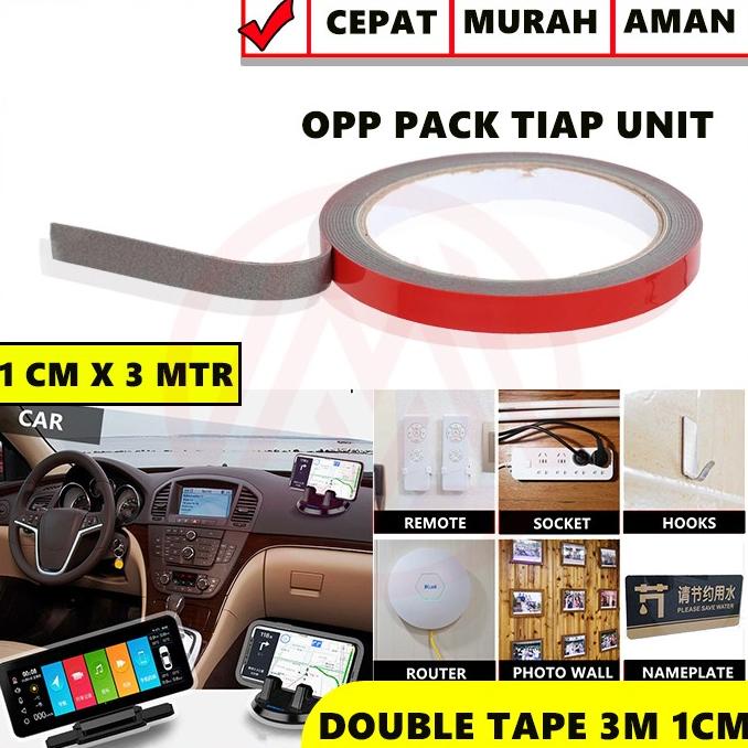 

3m double dobel tape 10mm isolasi perekat import modmark98 Berkualitas