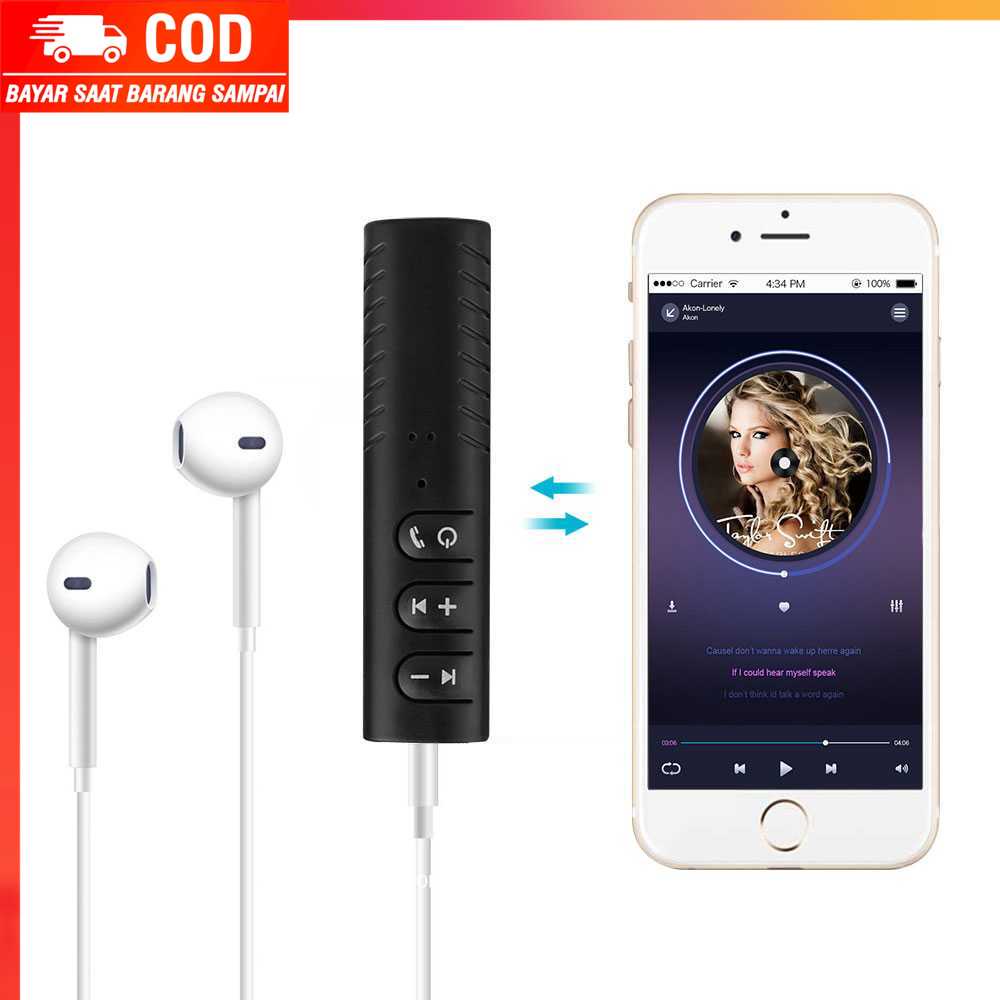 (100% BARANG ORI) Wireless Bluetooth Audio Receiver Adapter 3.5mm - BT-450