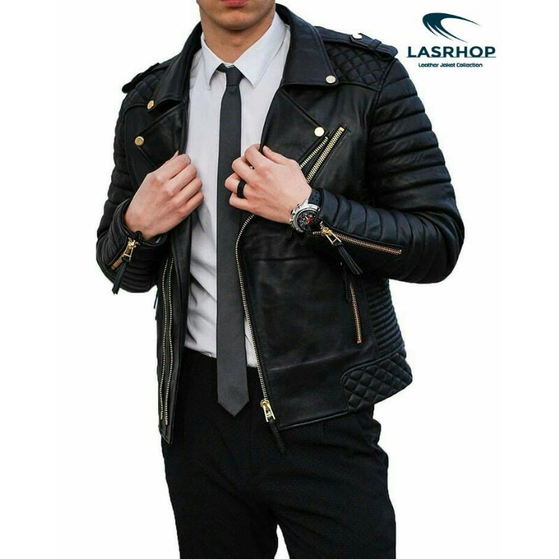 Jaket Ramones Pria Formal Semi Kulit Sintetis Original // Jaket Pria Kulit Sinetis