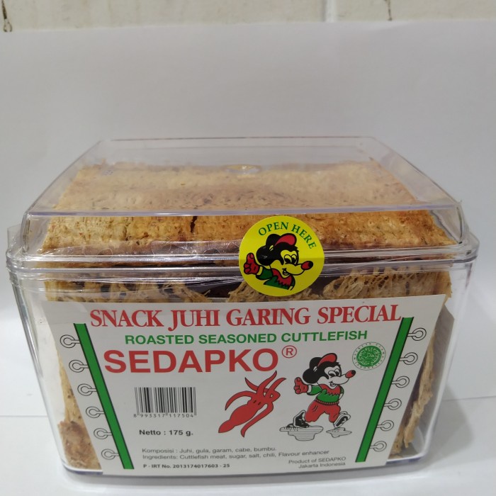 

Q12Sa Snack Cumi Kering 175 Gram/ Snack Juhi Garing Special/ Sedapko D51qs448