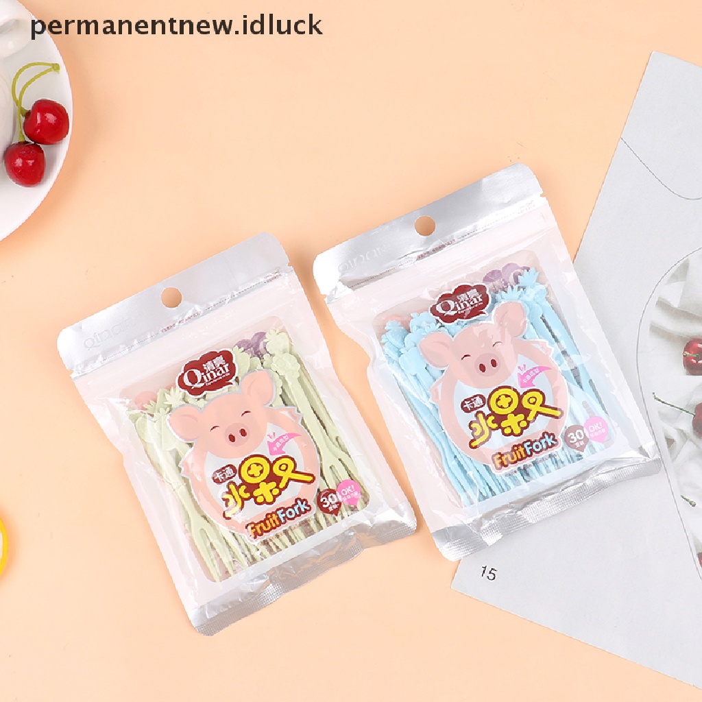 30 Pcs Garpu Buah Makanan Ringan Untuk Anak