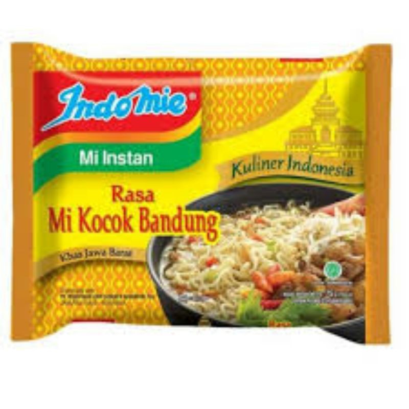 Indomie Ayam Bawang, Indomie Mie Kocok Bandung, Indomie Kari Ayam