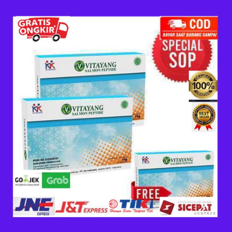 Vitayang SOP (Salmon Ovary Peptide JEPANG)Paket Hemat 3box