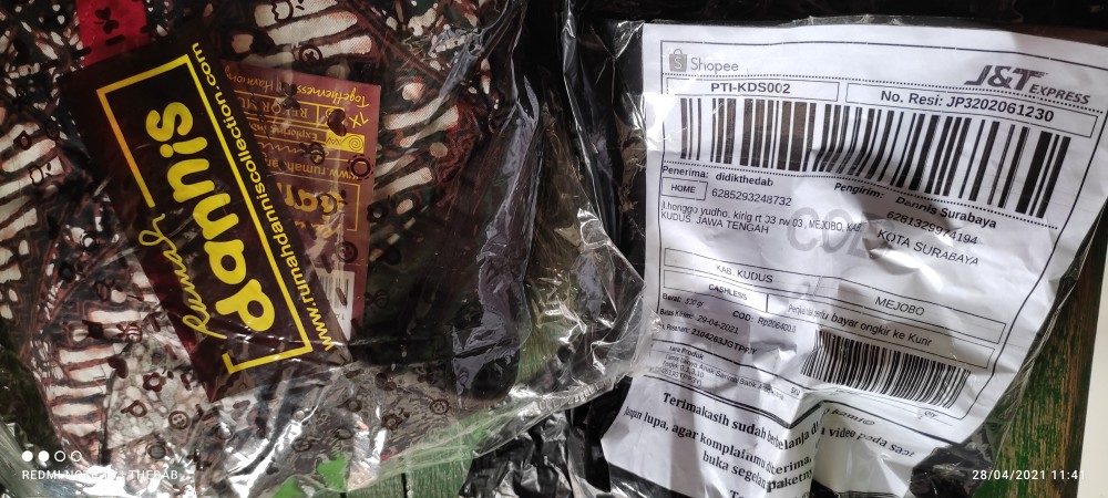 Dannis Takwa Anak Sarimbit Batik Antiq - Lengan Pendek 1,3