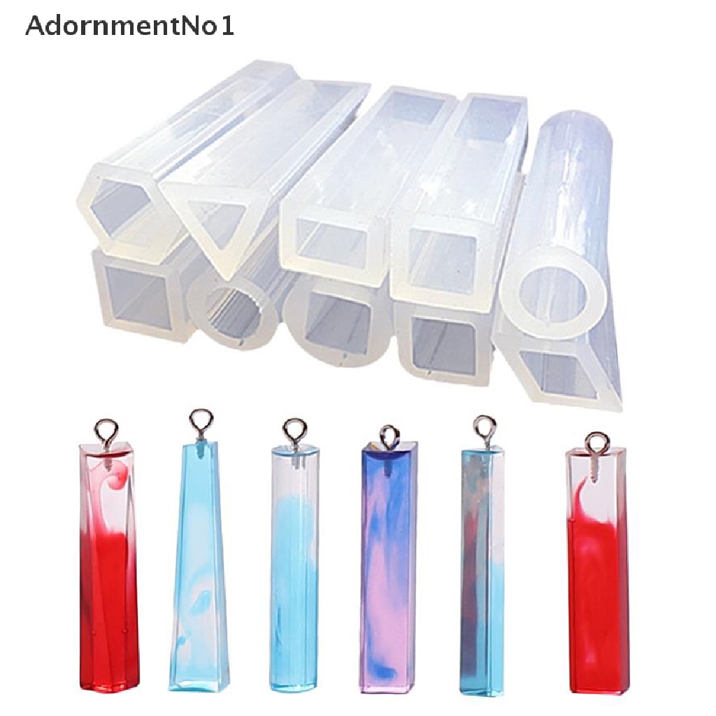 (AdornmentNo1) 115pcs / Set Cetakan Epoxy Resin UV Bahan Silikon Untuk Liontin / Perhiasan DIY