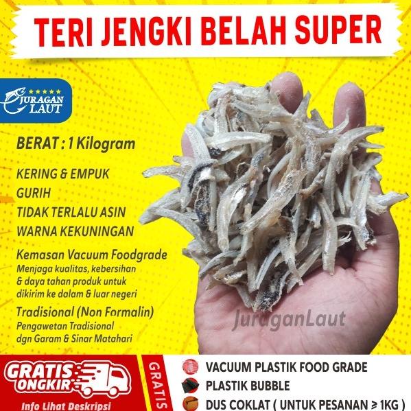 

Big Sale Ikan Asin Teri Jengki Belah Kering Super Istimewa 1kg Big Sale