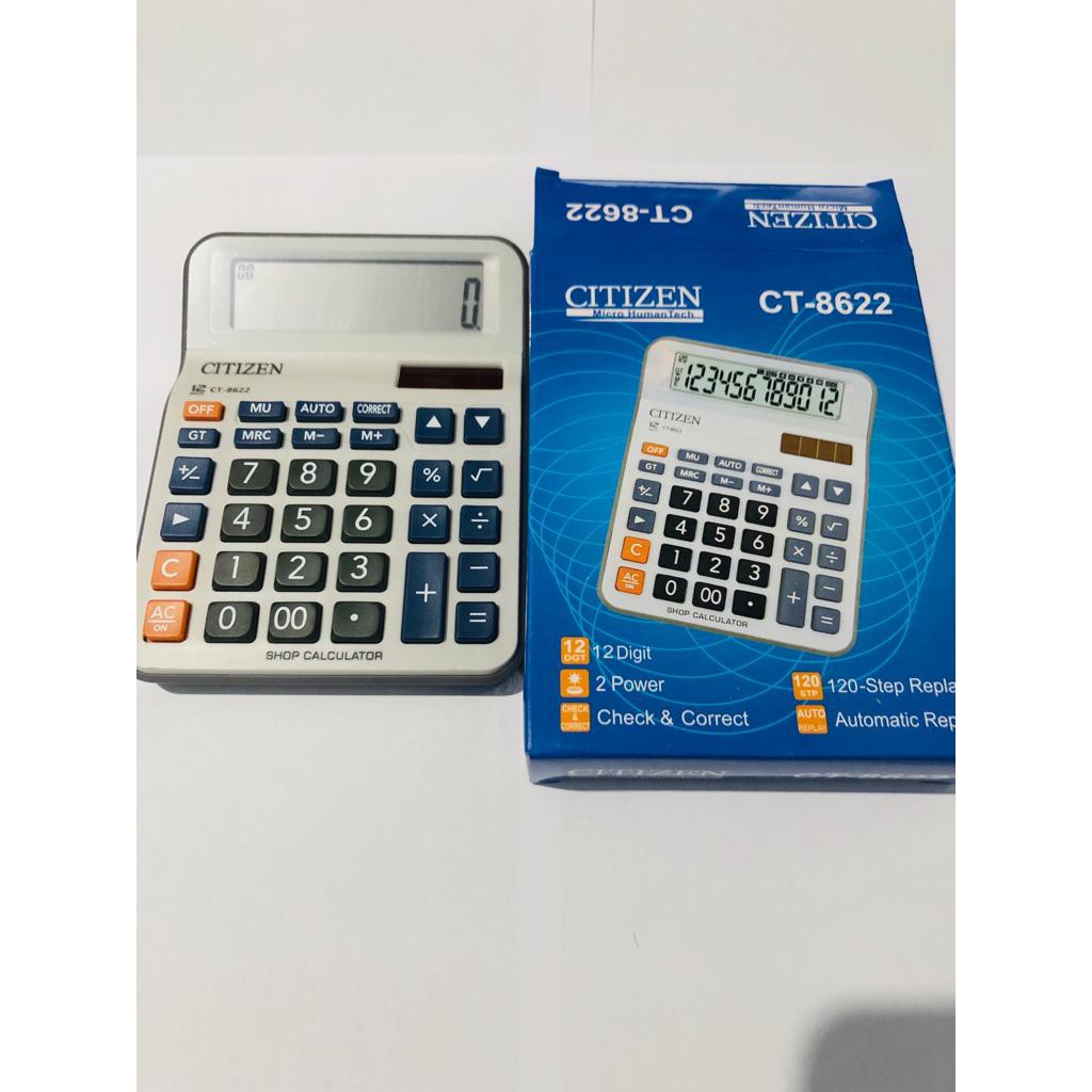 

Terlaris ✨ - Kalkulator dagang 12 digit citizen CT-86223.1.23