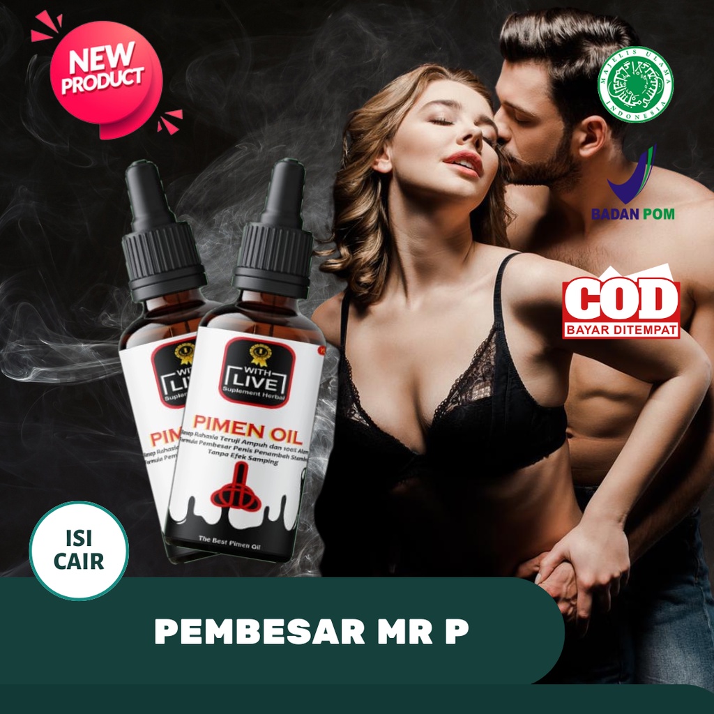 (COD) PIMEN OIL Pembesar Mr.P Permanen Penambah Stamina