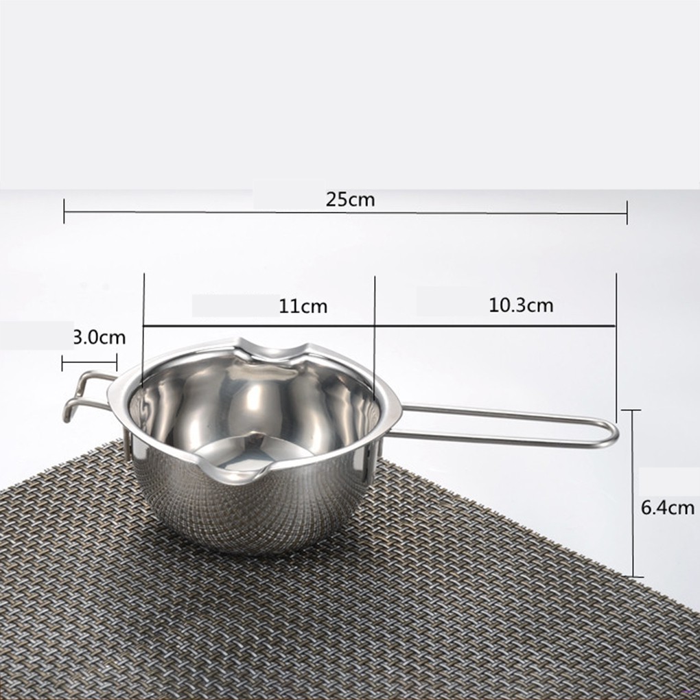 [READY STOCK] 304 Stainless Steel Melting Chocolate Butter Cheese Double Boiler Pot Furnace Heated Milk Bowl