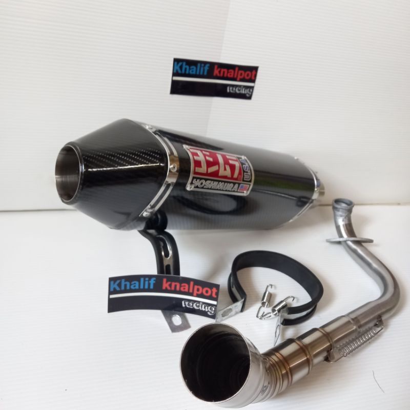 Knalpot Racing Yoshimura Usa carbon Nmax155 Aerox Vario Adv Pcx